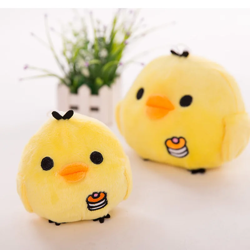 1 шт. Kawaii Желтая курица плюшевая игрушка милое животное фаршированная кукла