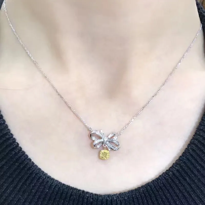 1 карат ct обручальное желтое кольцо с бриллиантом Moissanite подлинное 18K 750 Белое