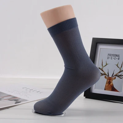 Темно-серый 20 шт., 10 пар, мужские тонкие короткие носки унисекс, Однотонные эластичные носки из полиэстера, мягкие и дышащие прозрачные мужские носки, весна-лето - Цвет: Темно-серый