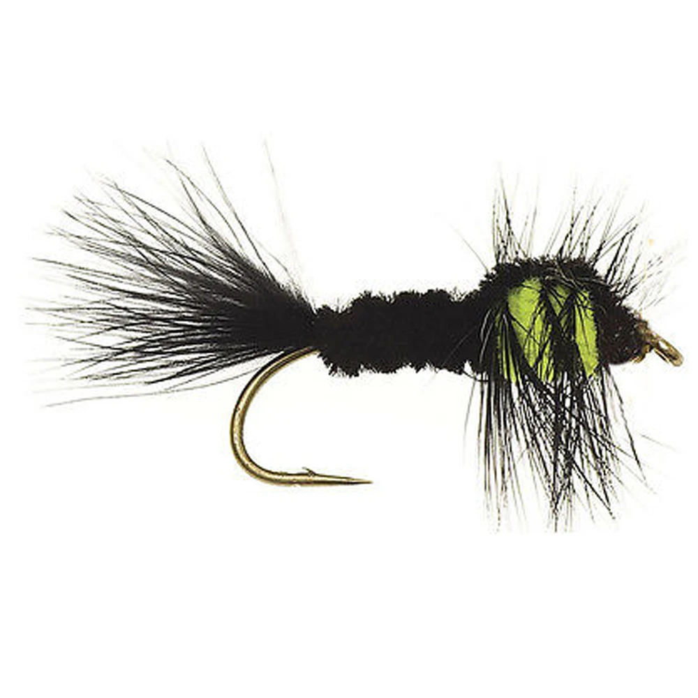 

6pcs Aventik Montana Yellow Flies Dry Trout Fly Flies Various Size Flies Fish Flies