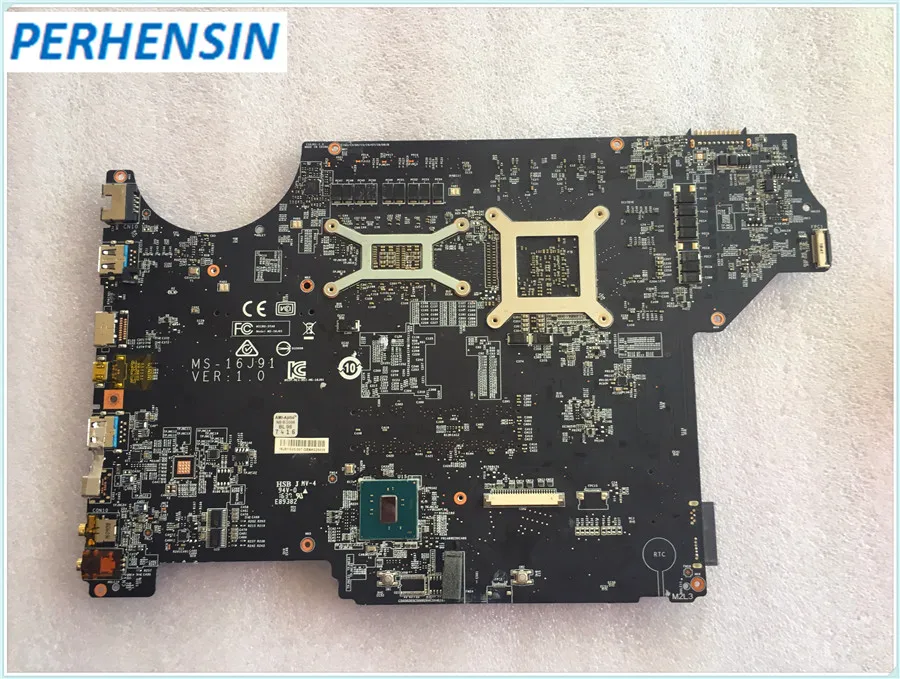 

FOR MSI GE72VR GL62M LAPTOP MOTHERBOARD I7-7700HQ CPU N17P-G0-A1 GTX1050M 4GB MS-16J9 MS-16J91 VER:1.0 DDR3 100% Work Perfectly