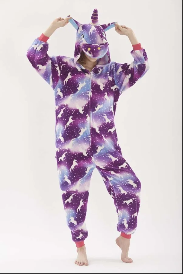 

Kigurumi Adult Pyjamas Cosplay Costume Unicorns many colors Onesie Sleepwear Homewear Unisex Pajamas Party Clothing Women Man