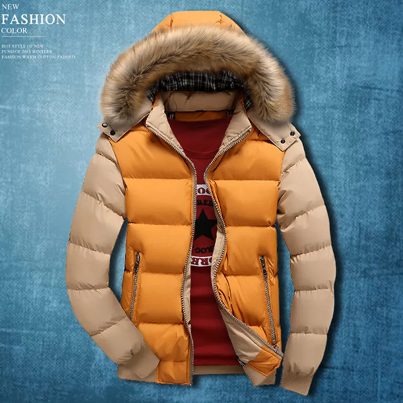 New  style  Brand Winter Jacket Men Warm Down Jacket Casual Parka Men padded Winter Jacket Casual Handsome Winter Coat Men