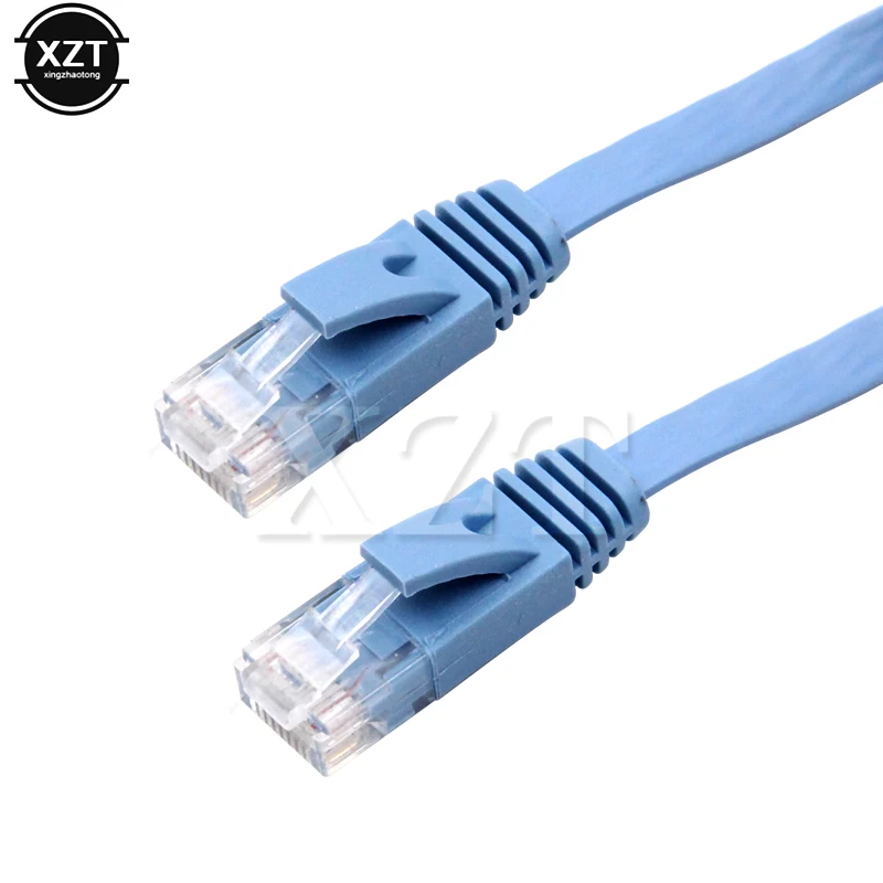 1 шт. 15 м для маршрутизатора DSL модема 50 футов CAT6 плоский сетевой кабель UTP Ethernet RJ45