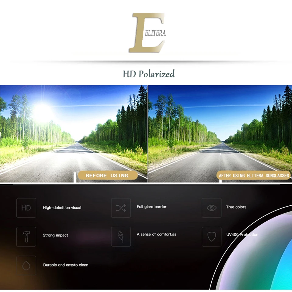 Мужские солнцезащитные очки с поляризацией для вождения 3 цвета|colored sun glasses|driving