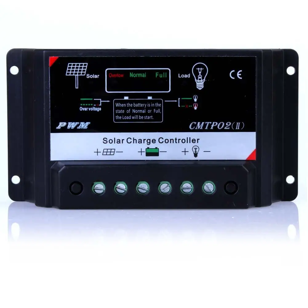 PWM 30A контроллер солнечного зарядного устройства обновленная версия 12 В 24 в