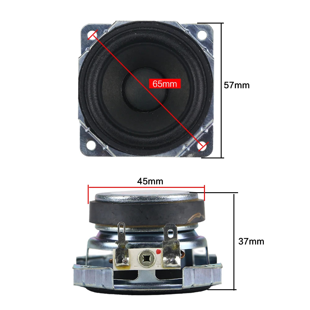 GHXAMP 2 дюймов портативный полный диапазон динамик Bluetooth DIY 4ohm 20 Вт для компьютера