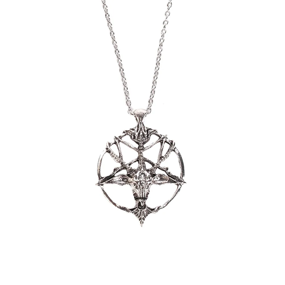 Женское ожерелье с подвеской Ретро стиль цепочка в виде черепа богемное женское