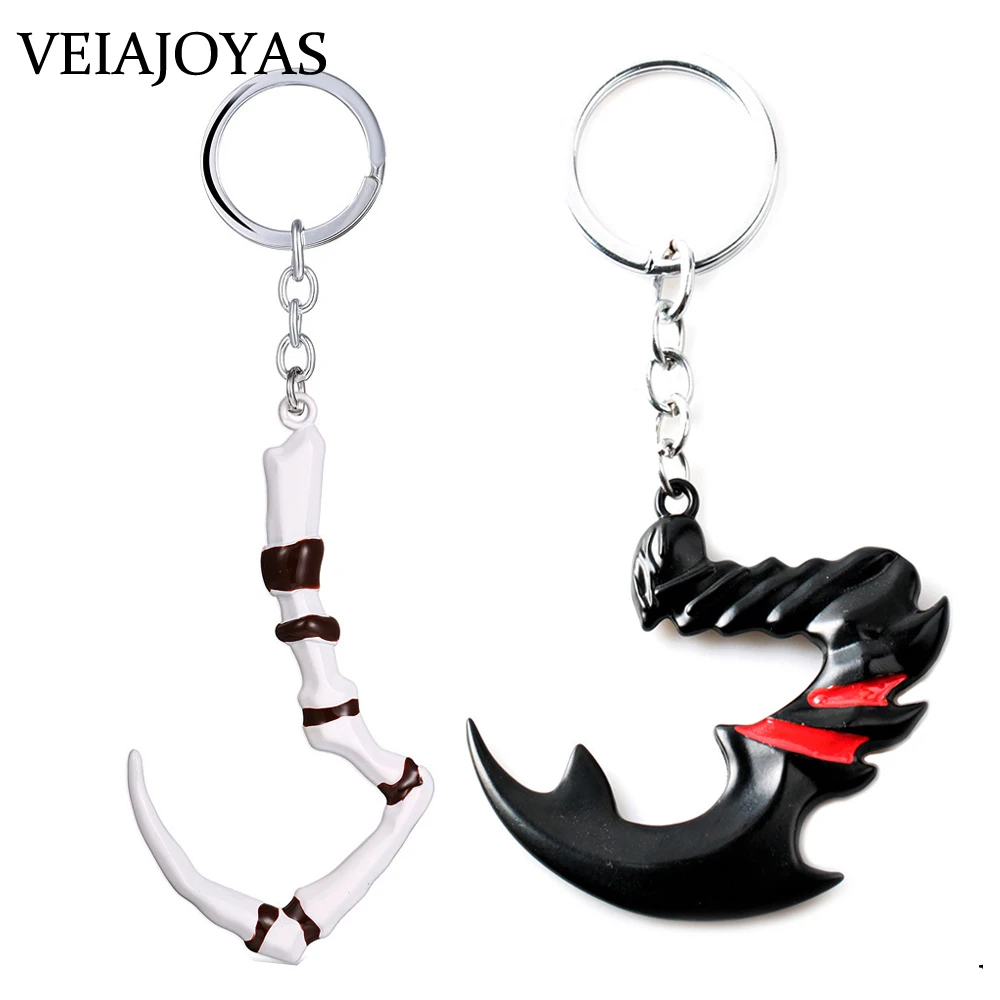 Игры DOTA 2 Pudge коготь дракона крюк, брелки для ключей, Dota2 Ti8 мясника черного цвета, сплав, оправа крюковые брелки автомобиля держатель брелока chaveiro дропшиппинг