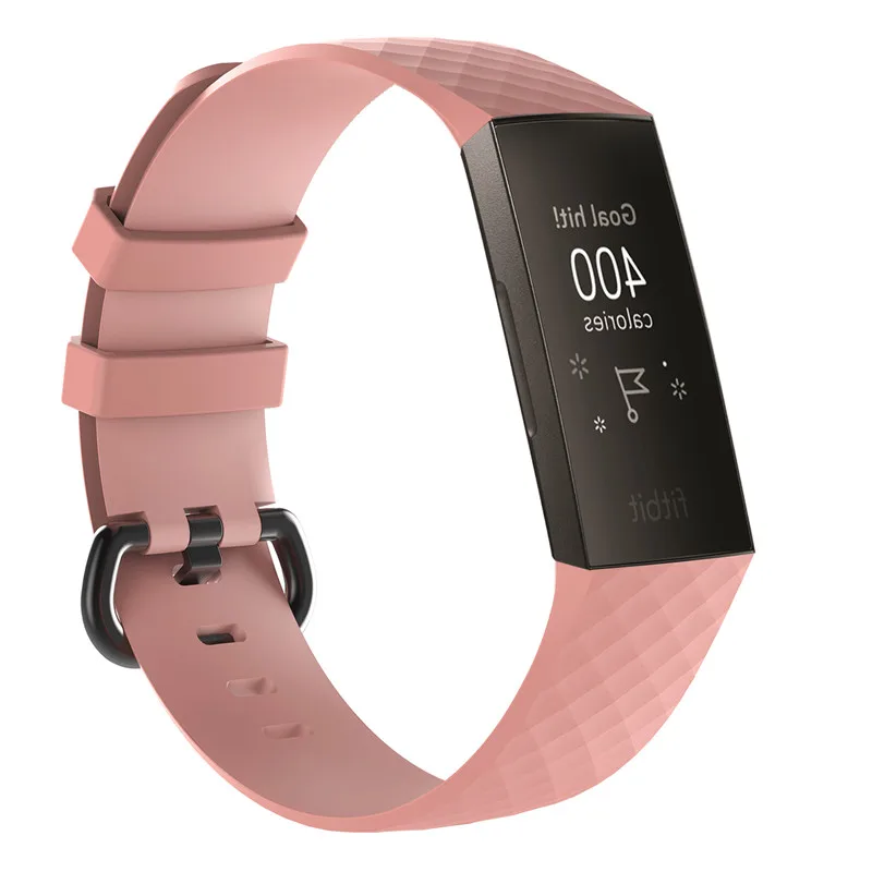 light pink Ремешок для часов fitbit charge 3, официальный ремешок для Fitbit Charge 3, спортивный ремешок, Сменные аксессуары для fitbit band - Цвет: light pink