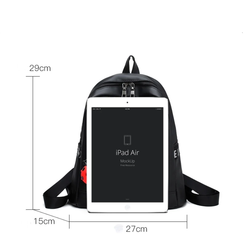 2018 Женская водонепроницаемая ткань Оксфорд двойная сумка через плечо простая