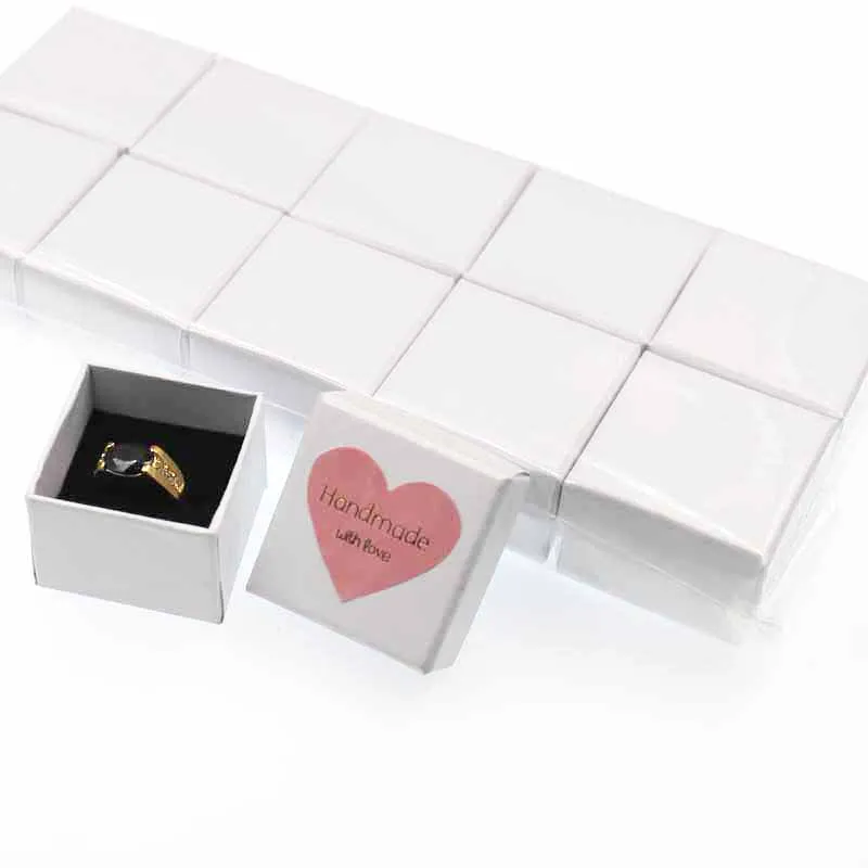 Симпатичный разноцветный упаковка для кольца коробки украшений Витрина