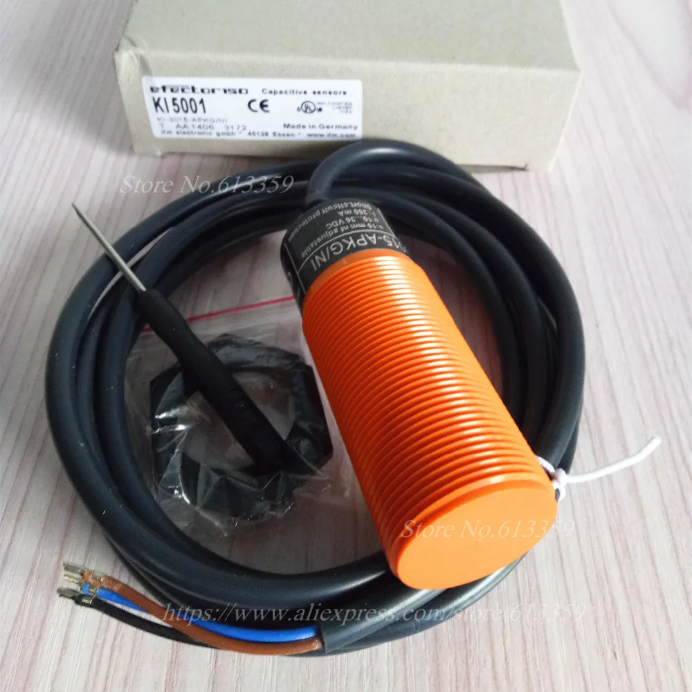 KI5001 емкостной Бесконтактный переключатель Датчик PNP NC M30 10-36VDC высокое качество