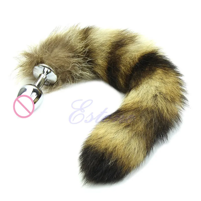 1 шт. Металлические анальные игрушки анальная пробка с кошачьим хвостом
