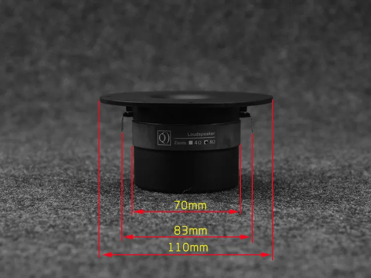 GHXAMP 110 мм 4,5 дюйма твитер Динамик блок 2 Way Bluetooth Динамик DIY 4Ohm 25 Вт умный дом Театр Портативный громкий Динамик шелк пленка-1 шт