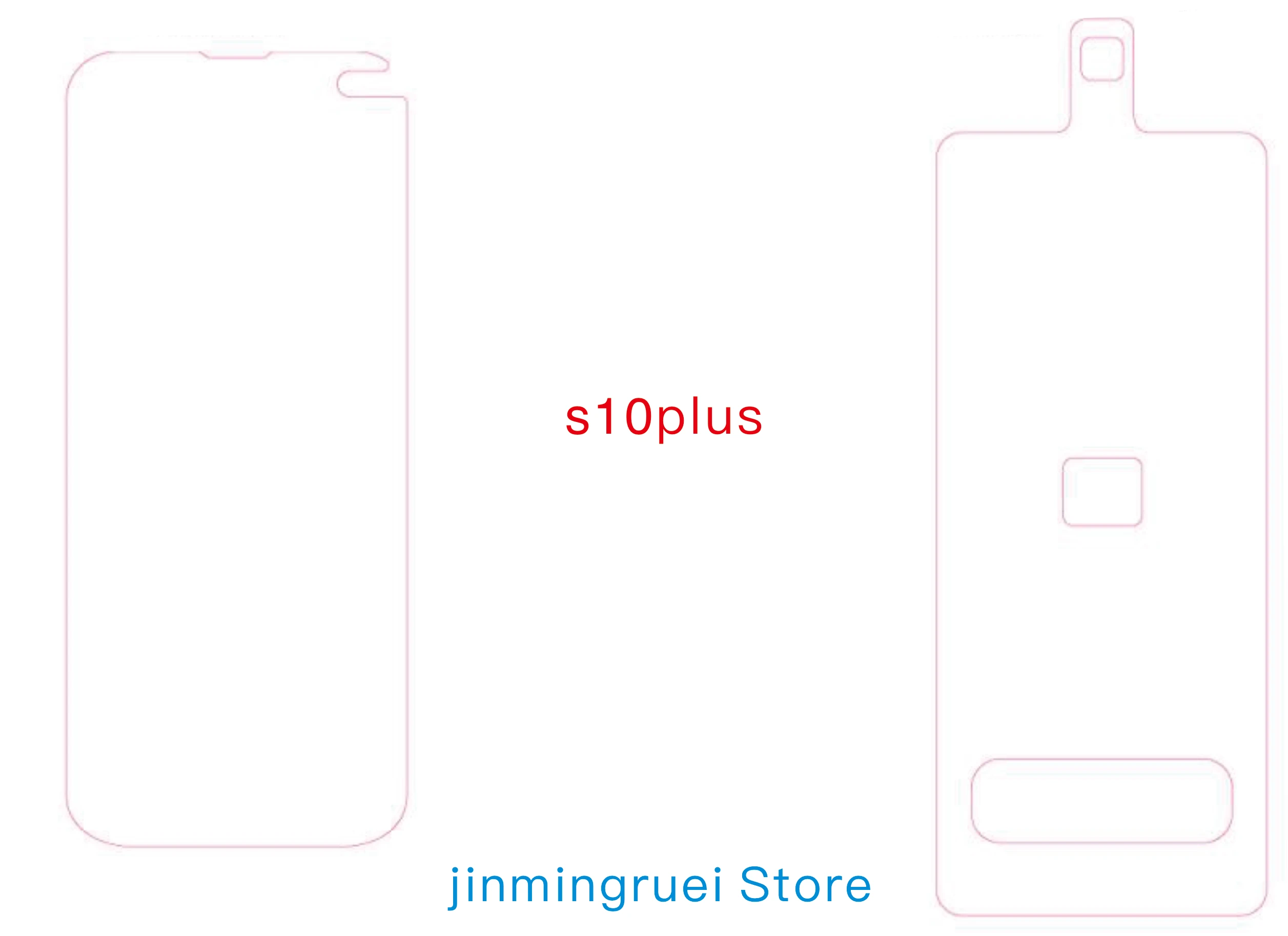 100 шт. для samsung Galaxy S10 S10e S10+ EDGE Plus Заводская Защитная пленка для экрана наклейки S10Plus ЖК задняя крышка передняя и задняя пленка