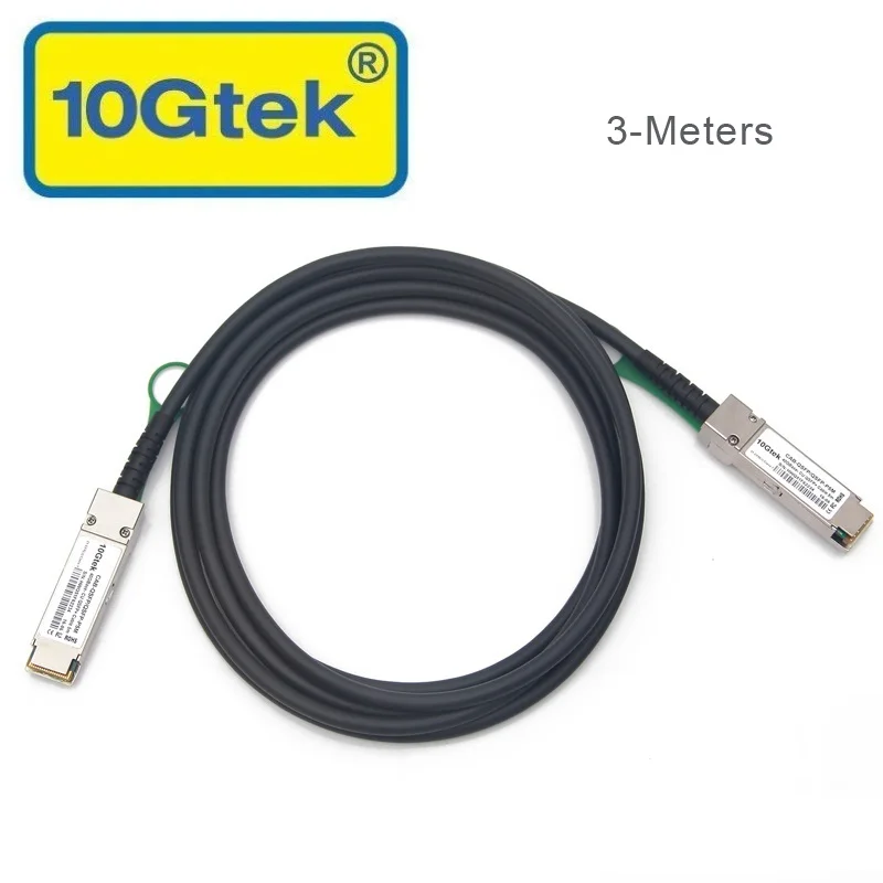 Кабель QSFP H40G CU3M CAB Q 3M + 40G пассивный медный кабель прямого подключения|qsfp cable|twinax