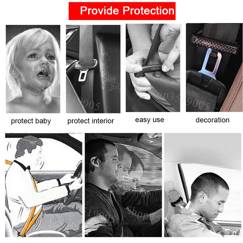 Автомобильный Зажим для ремня безопасности аксессуары наклейки автомобильного