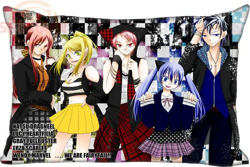 Прикольная наволочка команда сказочный стиль Tail (с двух сторон) | Дом и сад