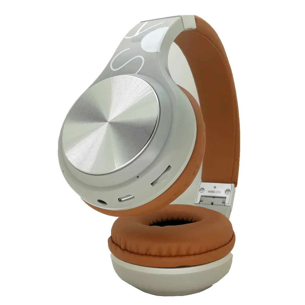 ECHILI Модные Bluetooth наушники беспроводные EQ MP3 плеер гарнитура с 3 5 мм AUX кабель для
