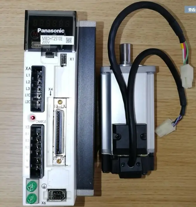1 комплект 400 Вт PANASONIC Серводвигатель MHMD042G1U + MBDHT2510E|Запчасти для