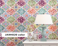 beibehang eco papel de parede wallpaper imitation tile mediterranean southeast asian style living room bedroom tv background