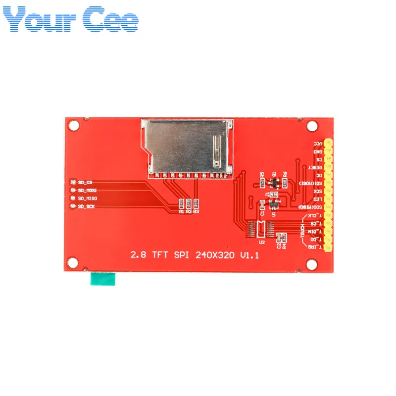 Цветной ЖК дисплей TFT 2 2/2 4/2 8 дюйма модуль 240*320 интерфейс SPI Drive ILI9341 4