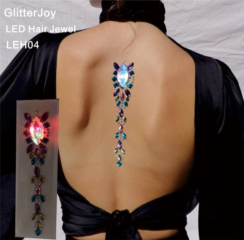 LEH04 1 шт. светодиодная наклейка для тела на ювелирные изделия временная