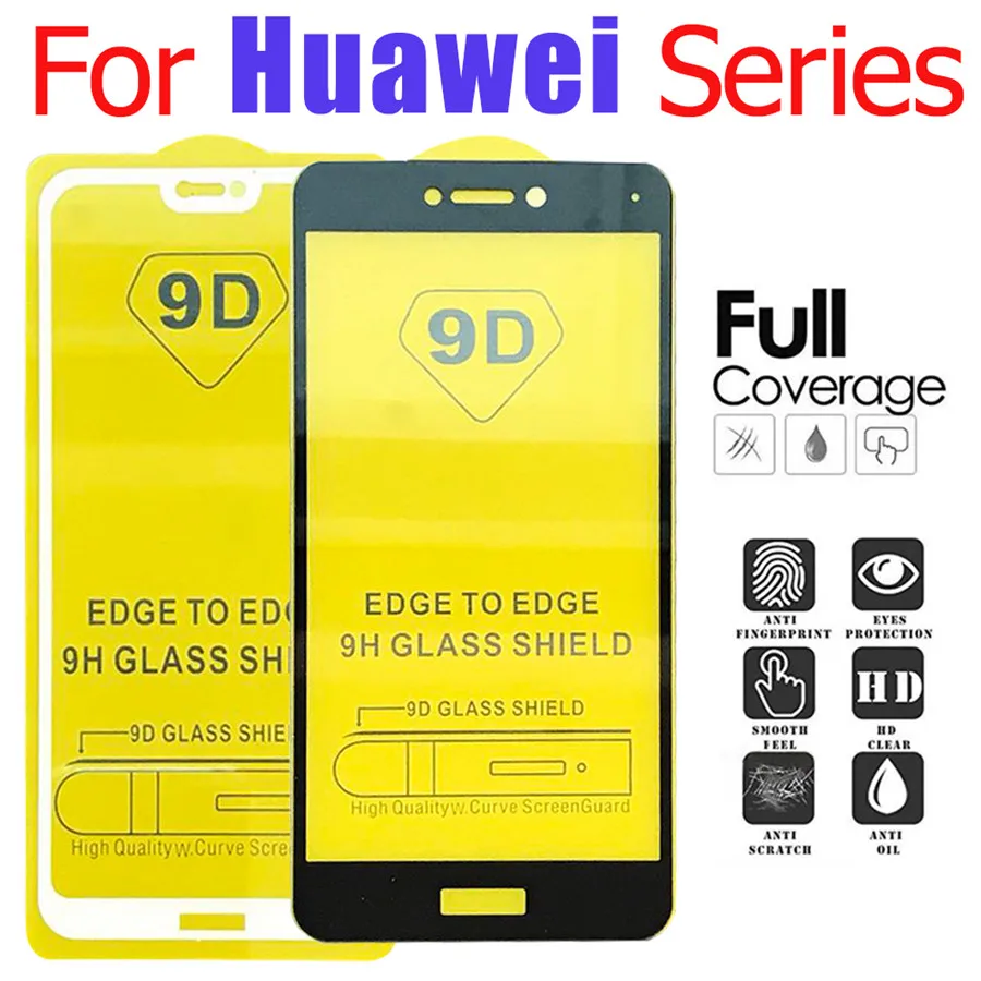 9D honor P20 легкое Защитное стекло для huawei honer p8 p9 p10 lite pro plus 2017 защита экрана P Smart 9 10 20