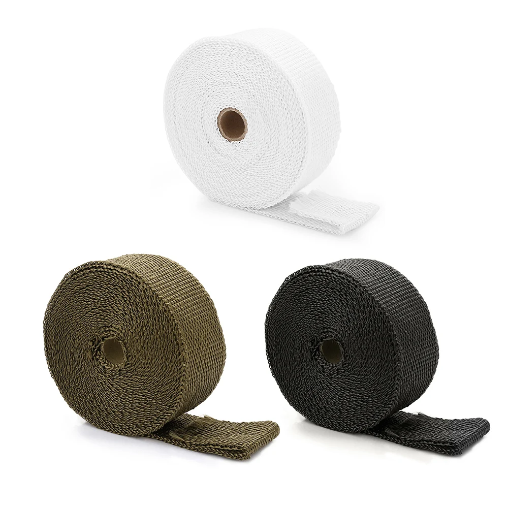 10 м авто титановый выхлоп Магистральная труба волоконная лента термическая со