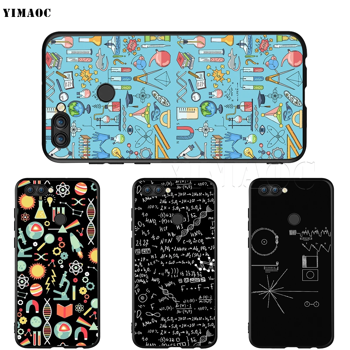 Силиконовый чехол YIMAOC для Huawei Honor Mate P smart Y7 Y9 8C 30 20 10 8x Nova 3i 3 Lite Pro Prime 2018 2019 |