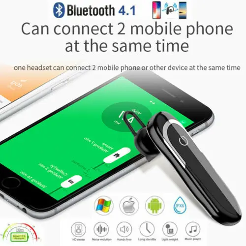 Беспроводные Bluetooth 4 1 Стерео свободные руки спортивные наушники для iPhone Samsung