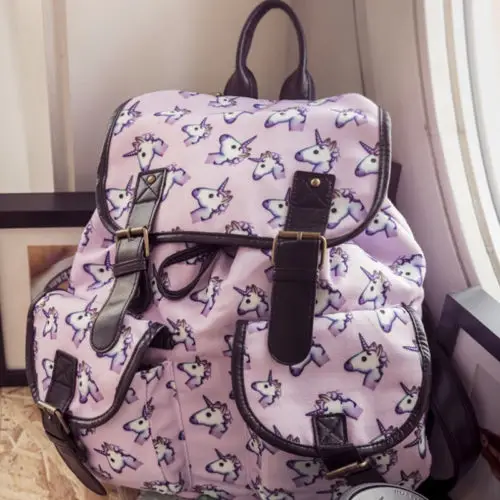 Мода Единорог Рюкзак Обувь для девочек школы путешествия Рюкзаки Tote Сумки на