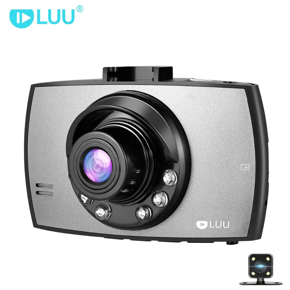 Автомобильный видеорегистратор LUU HD 720 P скрытый 2 4 дюйма ночное видение Цифровое