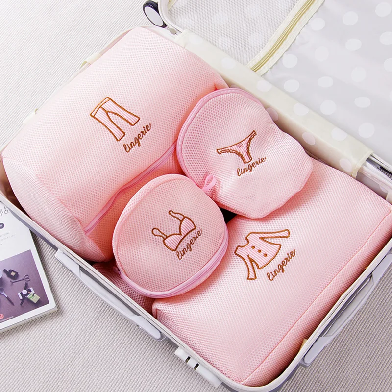 Сетка посвящает одежду стиральные мешки для одежды молния дорожная сумка стирки