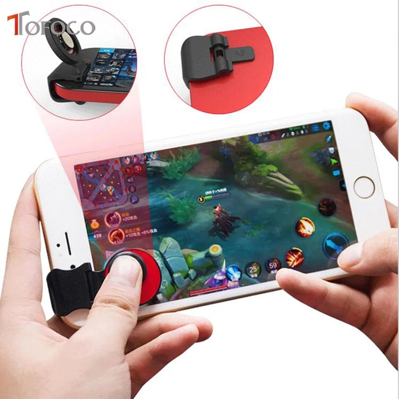 1 шт. круглый игровой аркадный джойстик мини сенсорный экран смартфон