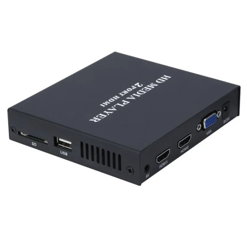 Мини-камера Full HD 1080P USB внешний HDD плеер хост Поддержка MKV/AVI/U диск SD музыкальный плеер с 2xhdmi медиа-плеер ИК-пульт дистанционного управления, Blu-Ray Player