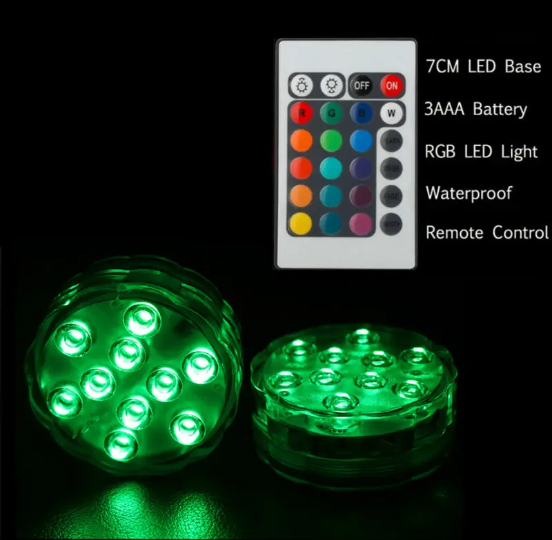 RGB-подсветка светодиодная (4 шт./лот) для аквариума | Лампы и освещение