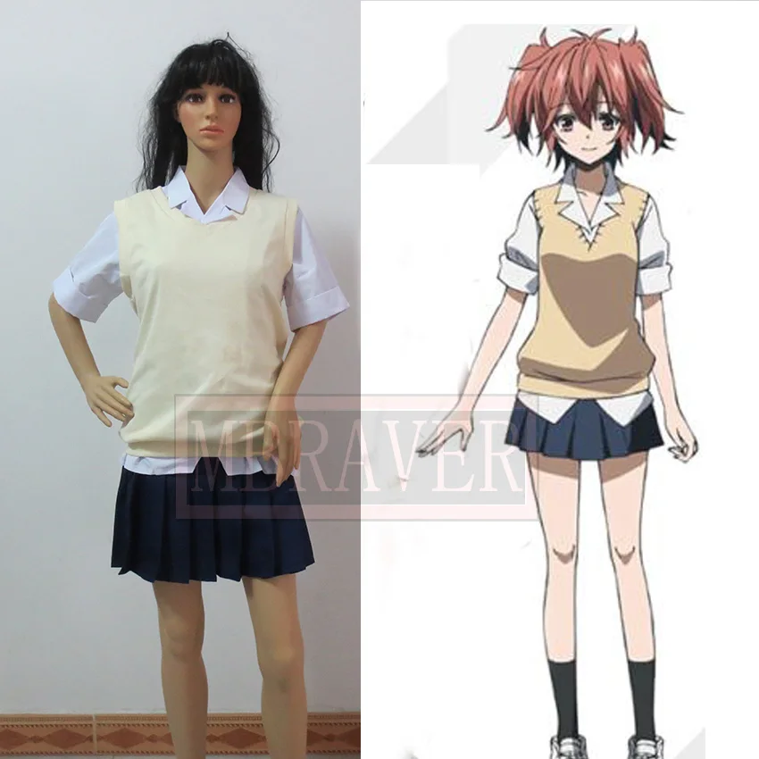 Akuma без загадки Itinose Haru Косплей Костюм Школьная форма полный комплект|costume feather angel