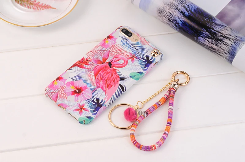 Evankalx чехол для телефона сo шнуром iPhone 7 8 7/8 плюс Жесткие защитные чехлы Funda