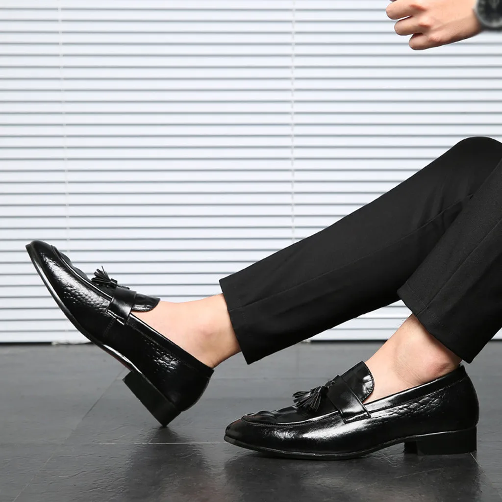 Мужские модельные туфли в деловом стиле кожаные оксфорды английском