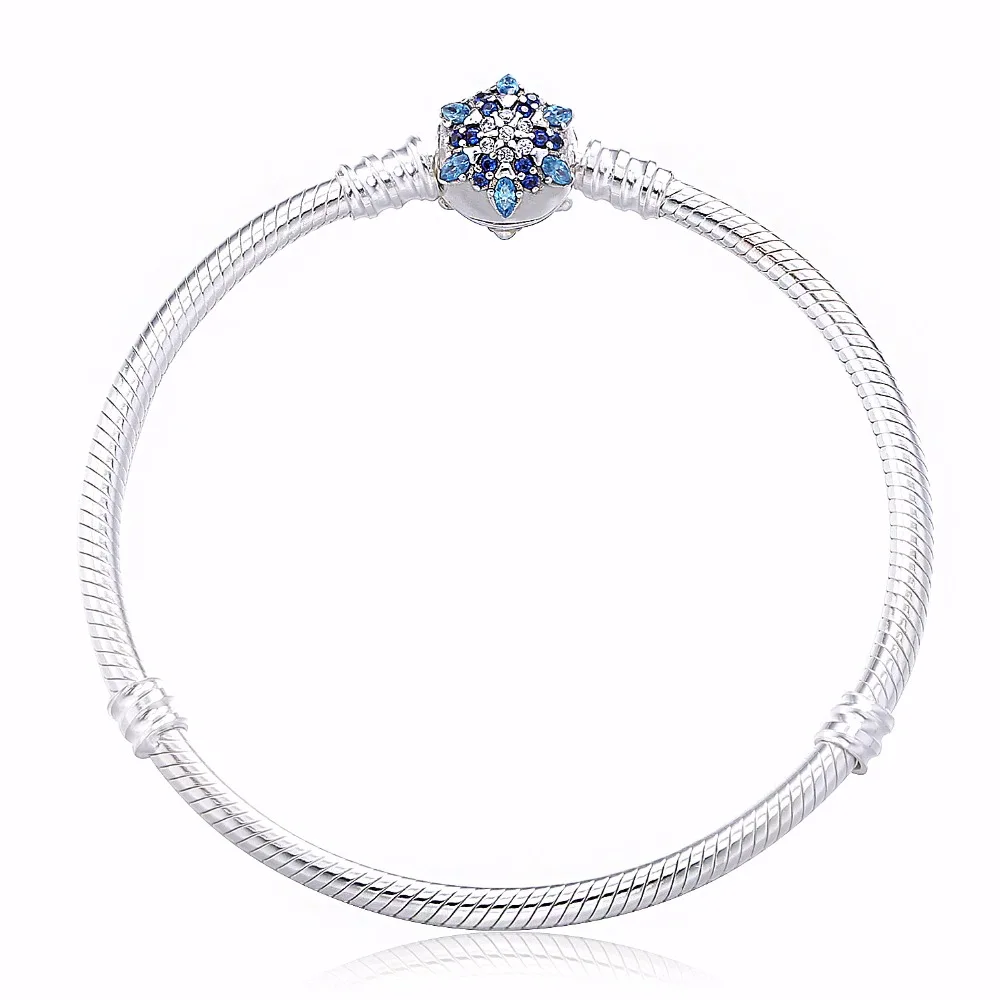 Женский браслет из серебра 100% пробы с кристаллами | Украшения и аксессуары