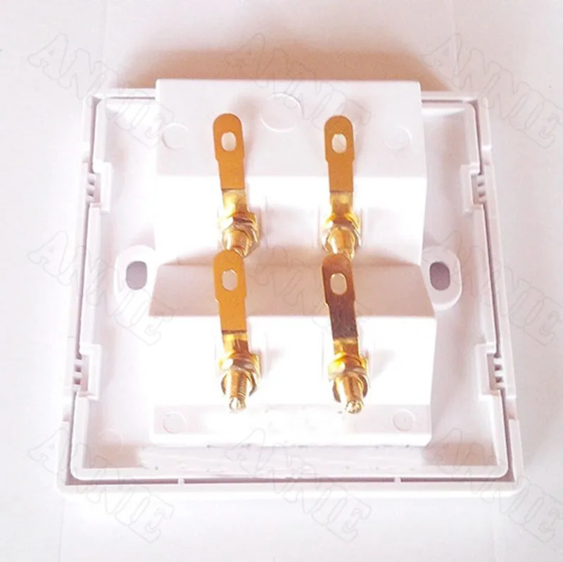 6 шт./лот Высокое качество банан аудио панель для золотой змеи 4 интерфейса