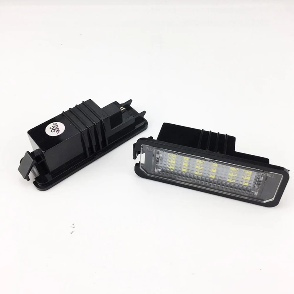 2 шт. 18LED яркий белый номерной знак свет лампы W/декодер для VW GOLF4 12V 6500K