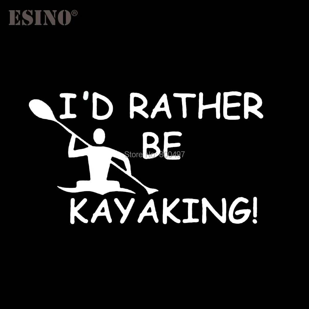 Car Styling New Fashion Style Decoration Accessory Iɽ Rather Be Kayaking Creative Reflective Stickers Whole Body Decal | Автомобили и