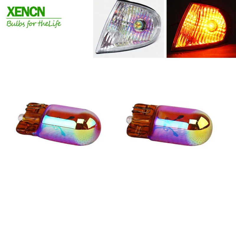 XENCN W5W 12V 5W Супер Радужный светильник серии s для автомобиля/мотоцикла Внешний светильник Новинка 2 шт