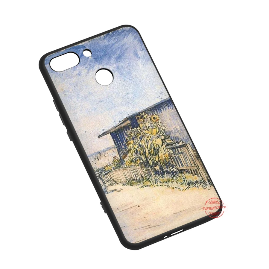 Винсент Ван Гог подсолнухи мягкий чехол для телефона Redmi Note 8 7 6 5 Pro 4A 5A 6A 4X Plus S2 Go.