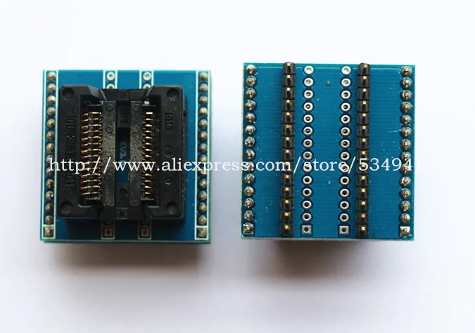 Адаптер SOP28 к DIP28 ic socket /SOIC28 IC Wide 300milic программатор адаптер | Электронные