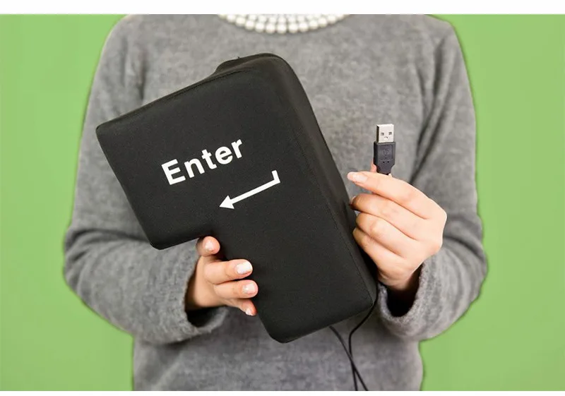 Размера плюс большой вход с USB антистрессовая игрушка анти-стресс кляп игрушки Новинка подарки настольное украшение офисная Подушка для сна