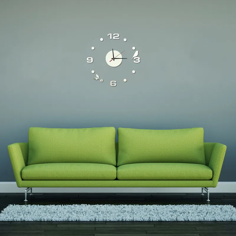 Настенные часы современный дизайн модные домашние настенные стикеры DIY Интерьер